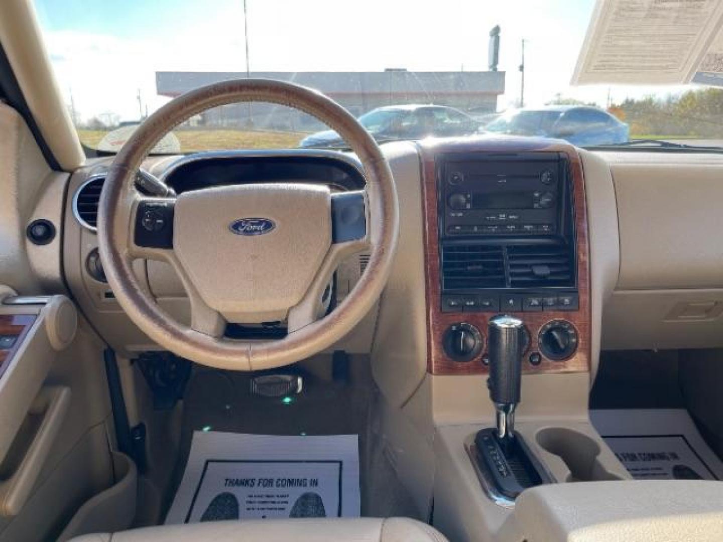 2007 Dark Cherry Metallic Ford Explorer Eddie Bauer 4.0L 4WD (1FMEU74E77U) with an 4.0L V6 SOHC 16V engine, 5-Speed Automatic transmission, located at 880 E. National Road, Vandalia, OH, 45377, (937) 908-9800, 39.892189, -84.181015 - Photo#6