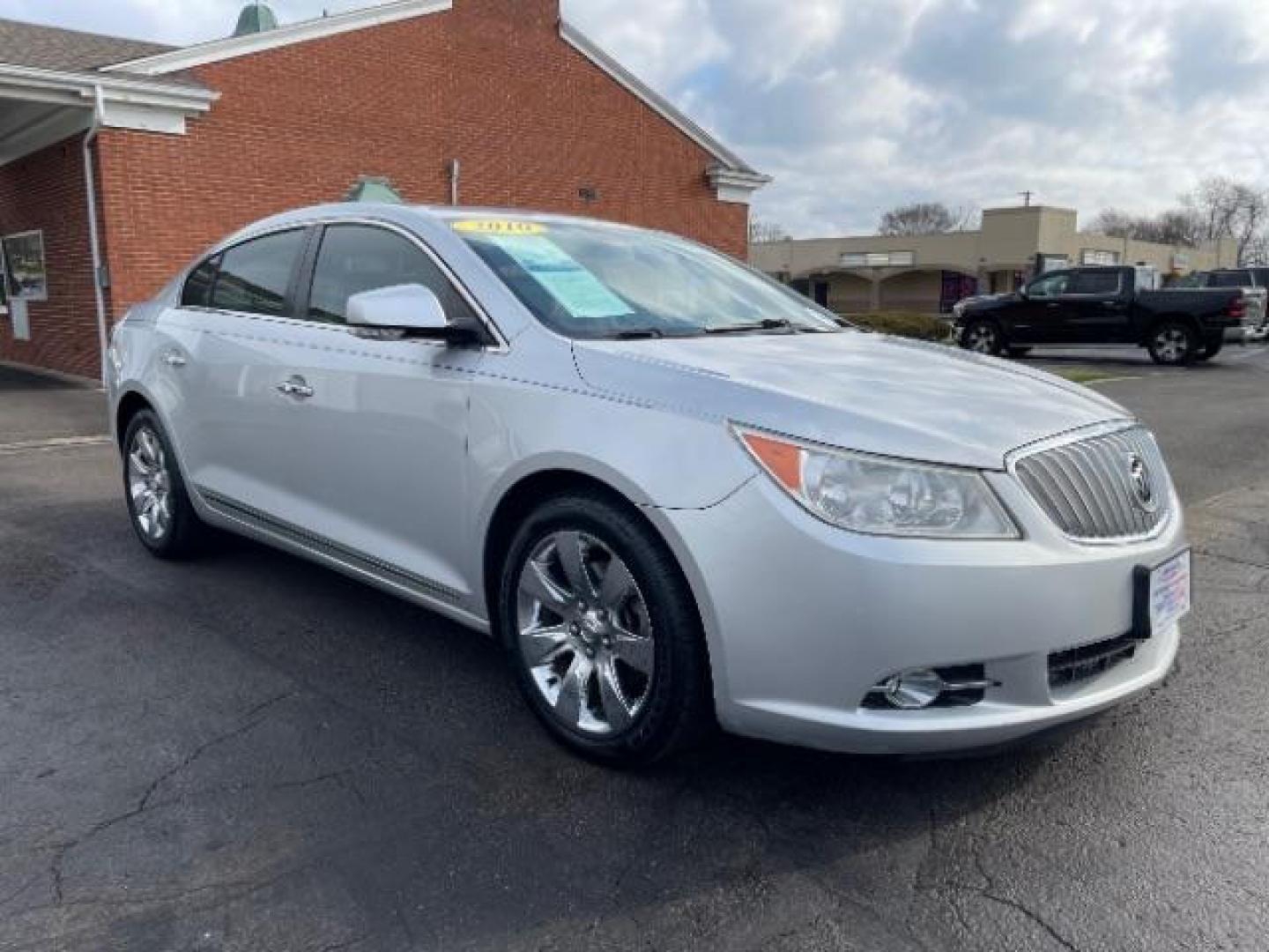 2010 Quicksilver Metallic Buick LaCrosse CXL FWD (1G4GC5EG9AF) with an 3.0L V6 DOHC 24V engine, 6-Speed Automatic transmission, located at 880 E. National Road, Vandalia, OH, 45377, (937) 908-9800, 39.892189, -84.181015 - Photo#0