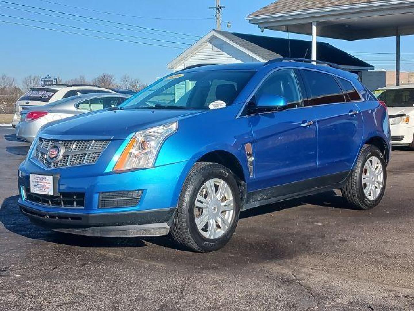 2010 Caribbean Blue Cadillac SRX Base (3GYFNGEY1AS) with an 3.0L V6 DOHC 24V engine, 6-Speed Automatic transmission, located at 1230 East Main St, Xenia, OH, 45385, (937) 908-9800, 39.687321, -83.910294 - Photo#2