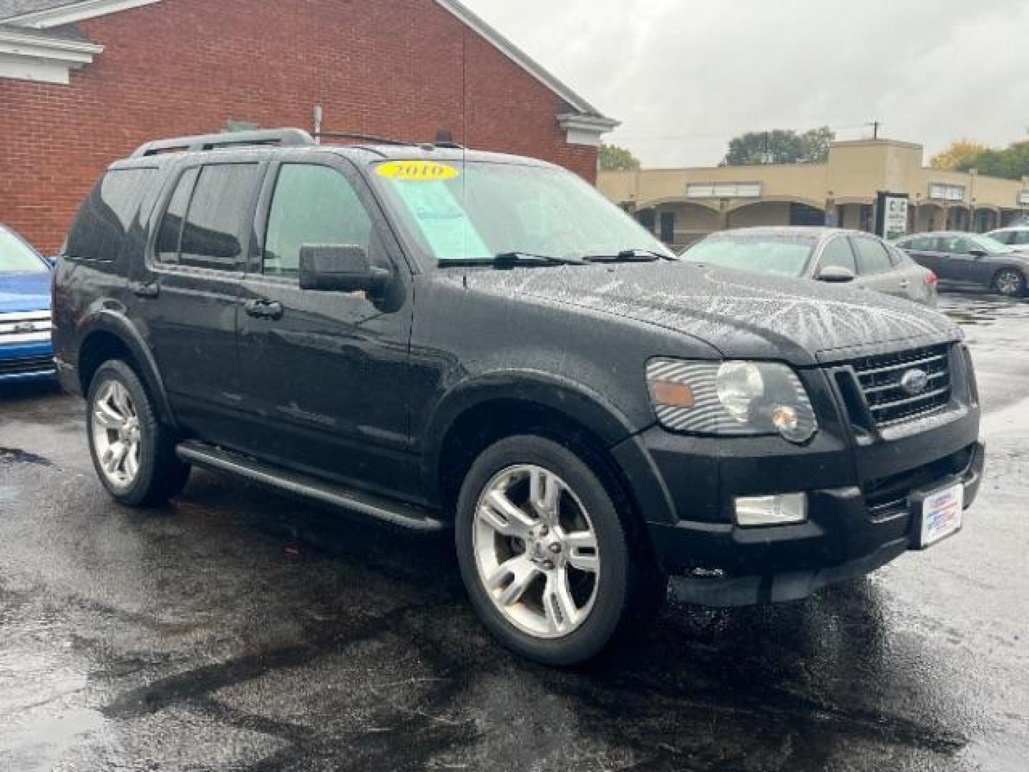 2010 Black Ford Explorer XLT 4.0L AWD (1FMEU8DE8AU) with an 4.0L V6 SOHC 16V engine, 5-Speed Automatic transmission, located at 401 Woodman Dr, Riverside, OH, 45431, (937) 908-9800, 39.763779, -84.122063 - Photo#0