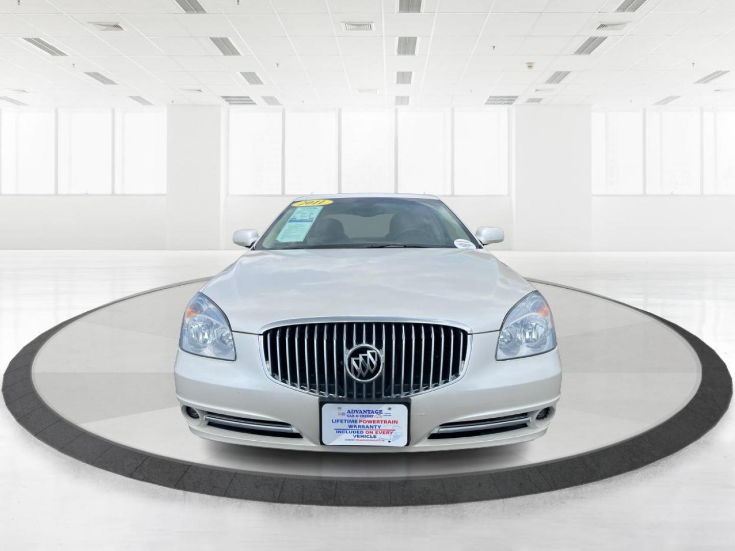 2011 White Diamond Buick Lucerne CXL (1G4HC5EM1BU) with an 3.9L V6 OHV 12V engine, 4-Speed Automatic transmission, located at 880 E. National Road, Vandalia, OH, 45377, (937) 908-9800, 39.892189, -84.181015 - Photo#6