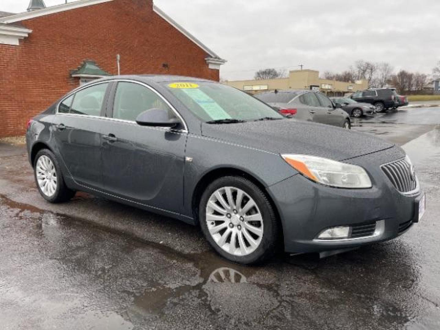 2011 Granite Grey Metallic Buick Regal CXL - 6XL (2G4GU5GC6B9) with an 2.4L L4 DOHC 16V engine, 6-Speed Automatic transmission, located at 880 E. National Road, Vandalia, OH, 45377, (937) 908-9800, 39.892189, -84.181015 - Photo#0