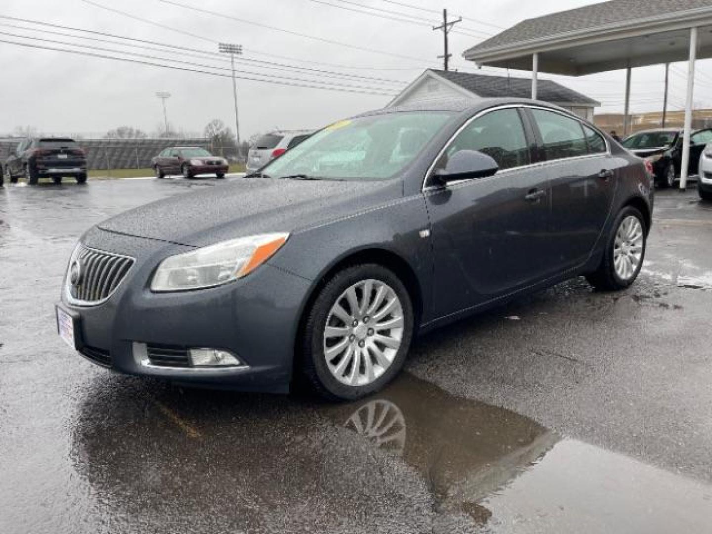 2011 Granite Grey Metallic Buick Regal CXL - 6XL (2G4GU5GC6B9) with an 2.4L L4 DOHC 16V engine, 6-Speed Automatic transmission, located at 880 E. National Road, Vandalia, OH, 45377, (937) 908-9800, 39.892189, -84.181015 - Photo#1