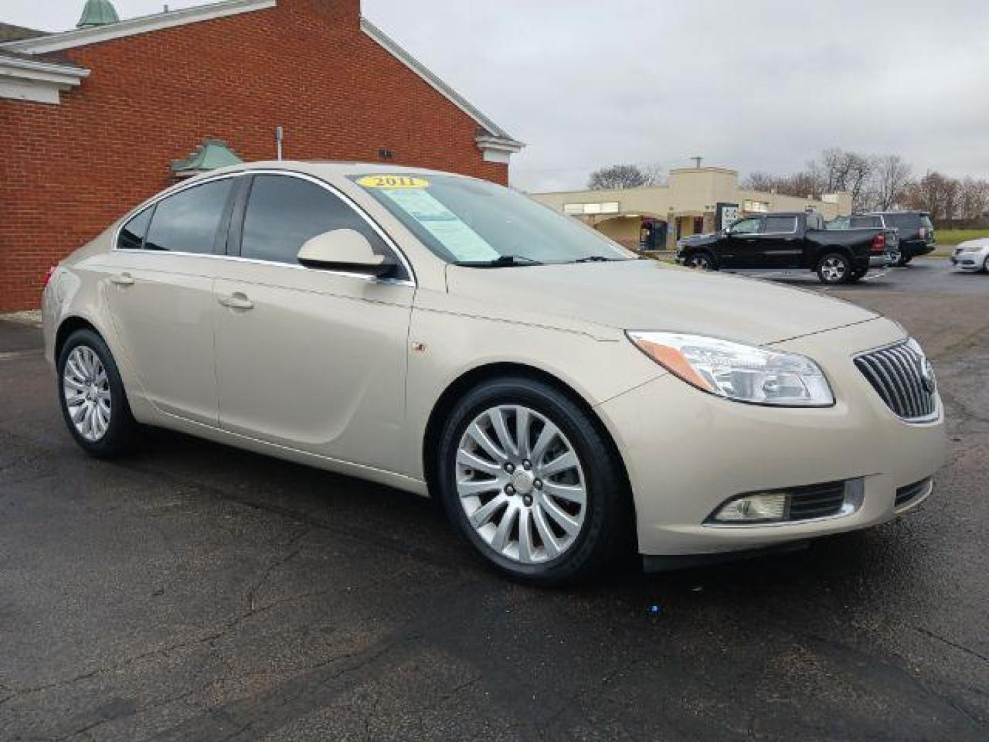 2011 Stone Metallic Buick Regal CXL - 1XL (2G4GN5EC9B9) with an 2.4L L4 DOHC 16V engine, 6-Speed Automatic transmission, located at 880 E. National Road, Vandalia, OH, 45377, (937) 908-9800, 39.892189, -84.181015 - Photo#0