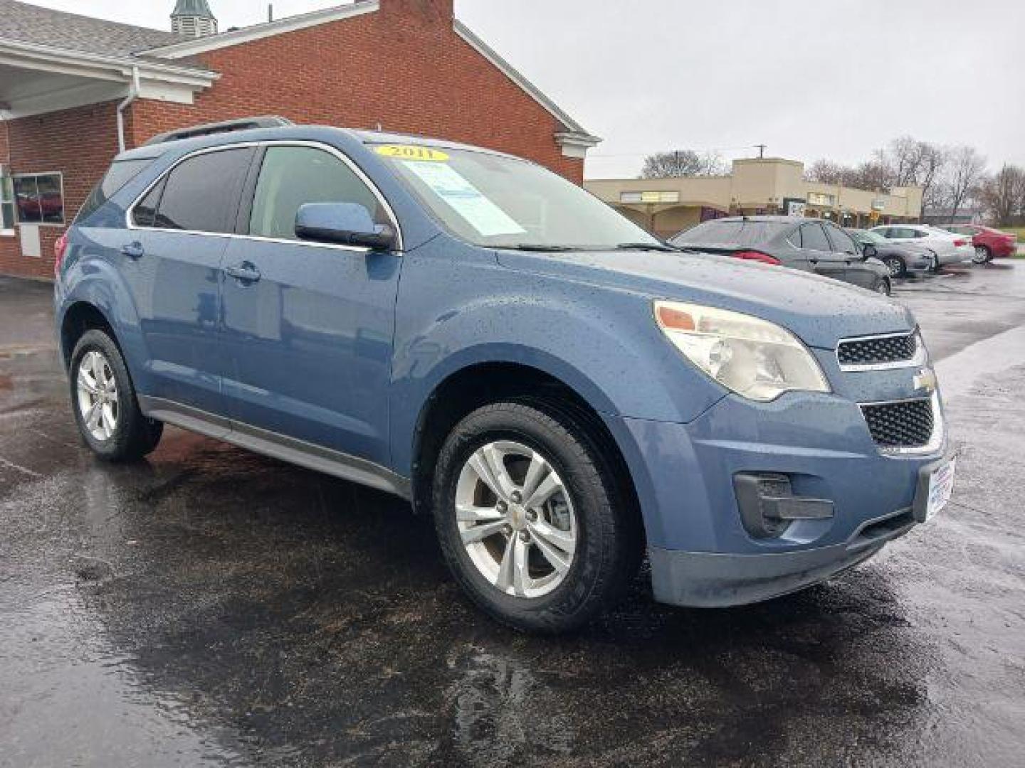 2011 Twilight Blue Metallic Chevrolet Equinox 1LT AWD (2CNFLEEC7B6) with an 2.4L L4 DOHC 16V engine, 6-Speed Automatic transmission, located at 1184 Kauffman Ave, Fairborn, OH, 45324, (937) 908-9800, 39.807365, -84.029114 - Photo#0