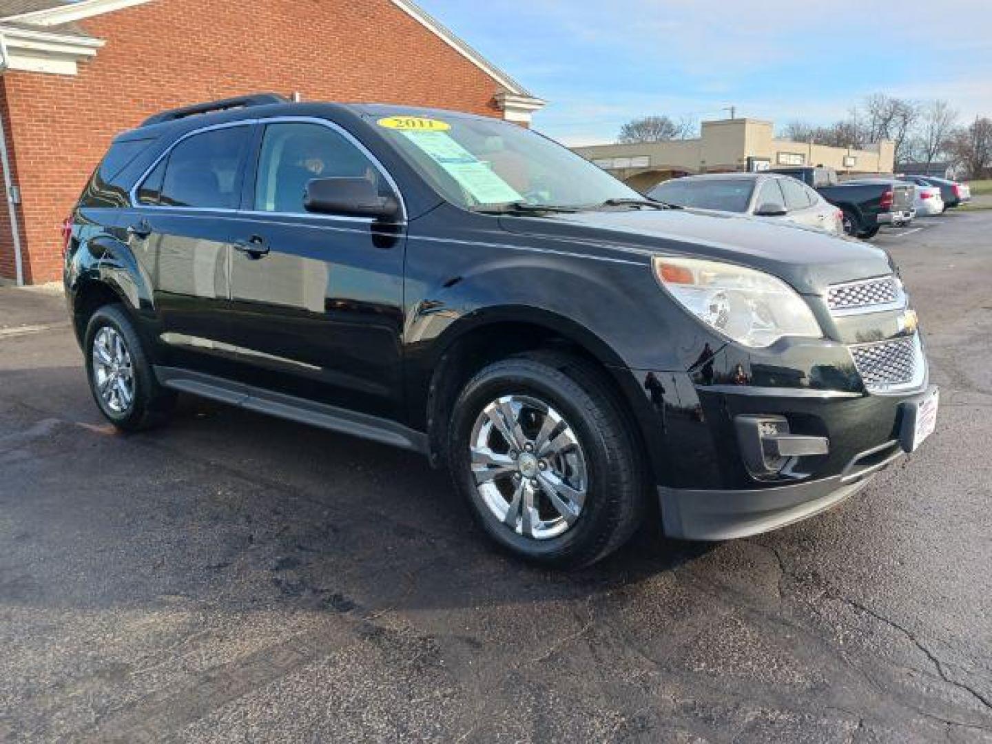 2011 Black Chevrolet Equinox 1LT 2WD (2GNALDEC5B1) with an 2.4L L4 DOHC 16V engine, 6-Speed Automatic transmission, located at 4508 South Dixie Dr, Moraine, OH, 45439, (937) 908-9800, 39.690136, -84.216438 - Photo#0