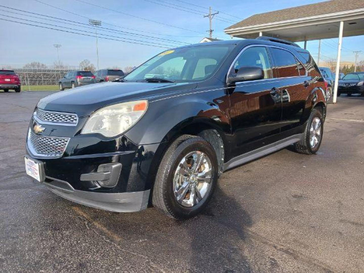 2011 Black Chevrolet Equinox 1LT 2WD (2GNALDEC5B1) with an 2.4L L4 DOHC 16V engine, 6-Speed Automatic transmission, located at 4508 South Dixie Dr, Moraine, OH, 45439, (937) 908-9800, 39.690136, -84.216438 - Photo#2