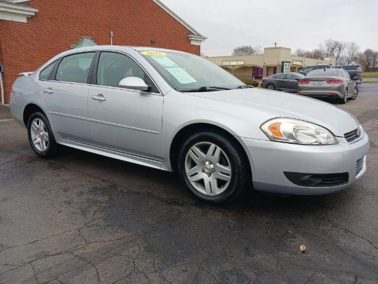 2011 Silver Ice Metallic Chevrolet Impala LT (2G1WB5EK6B1) with an 3.5L V6 OHV 12V FFV engine, 4-Speed Automatic transmission, located at 880 E. National Road, Vandalia, OH, 45377, (937) 908-9800, 39.892189, -84.181015 - Photo#0