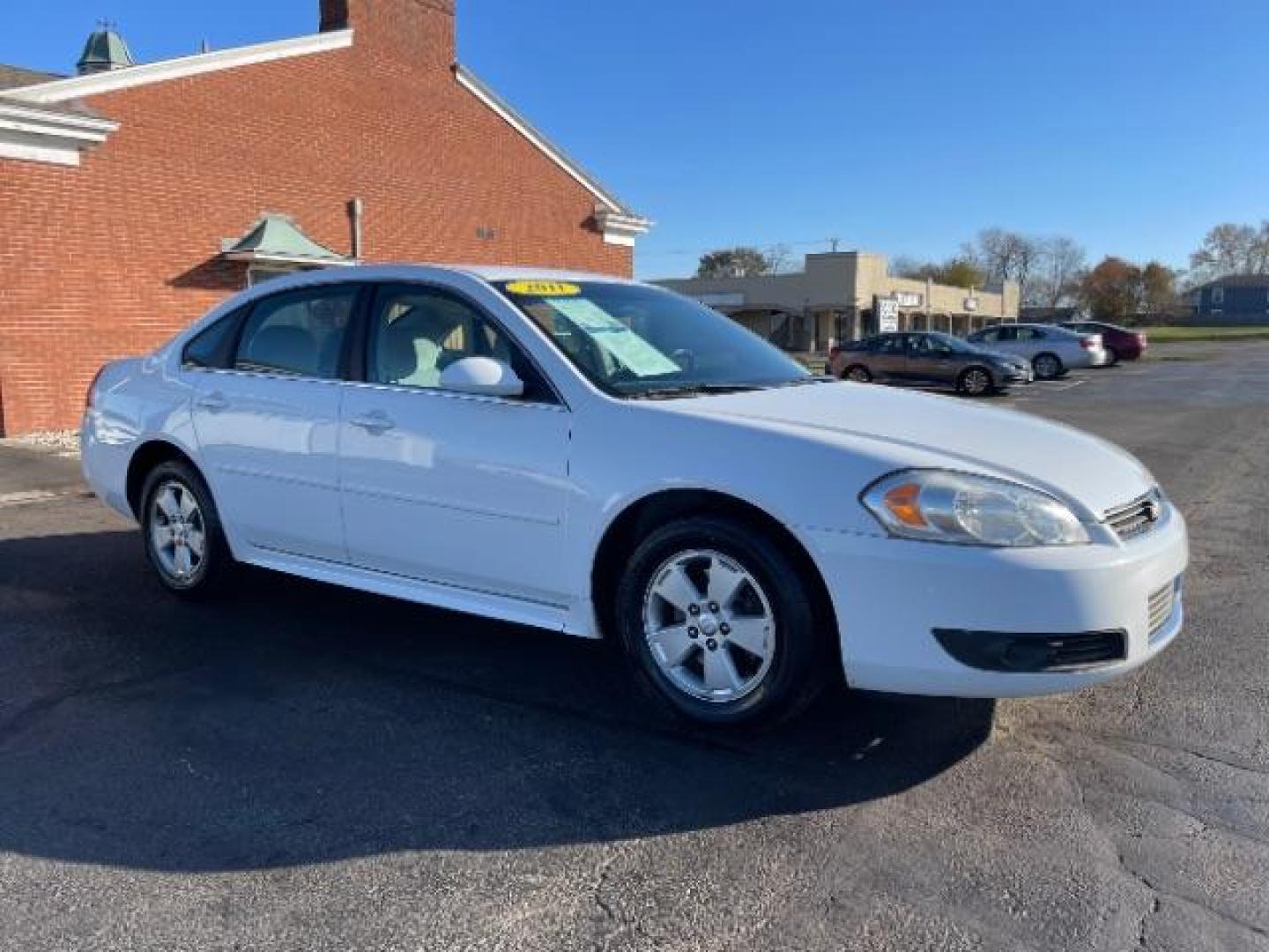 2011 Summit White Chevrolet Impala LT (2G1WG5EK0B1) with an 3.5L V6 OHV 16V FFV engine, 4-Speed Automatic transmission, located at 4508 South Dixie Dr, Moraine, OH, 45439, (937) 908-9800, 39.690136, -84.216438 - Photo#0