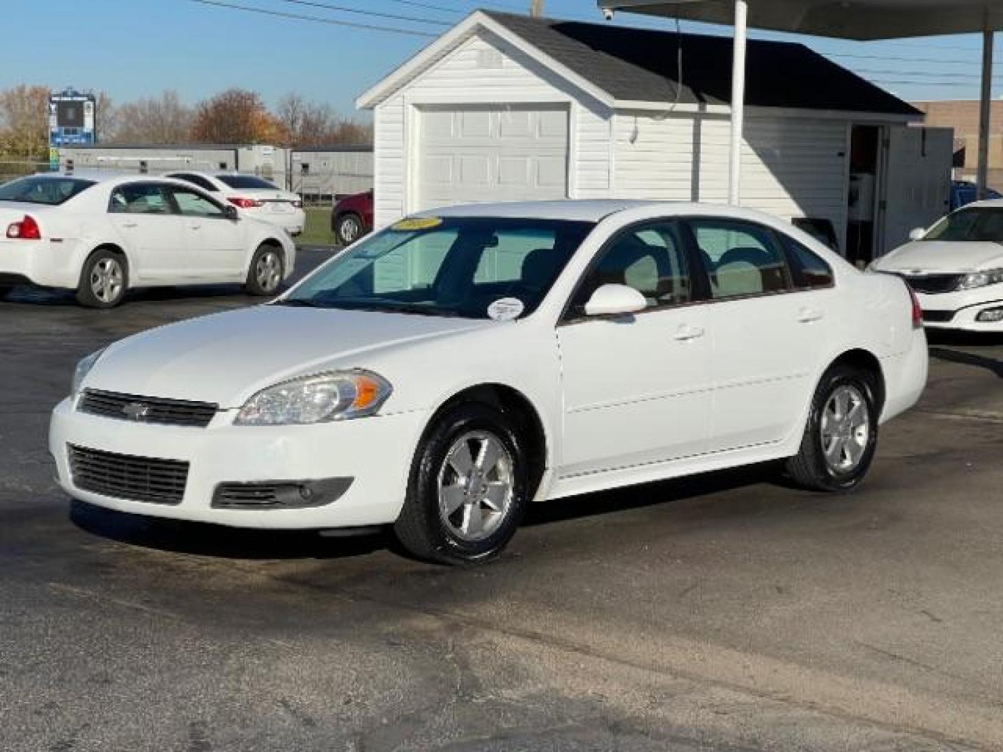 2011 Summit White Chevrolet Impala LT (2G1WG5EK0B1) with an 3.5L V6 OHV 16V FFV engine, 4-Speed Automatic transmission, located at 4508 South Dixie Dr, Moraine, OH, 45439, (937) 908-9800, 39.690136, -84.216438 - Photo#1