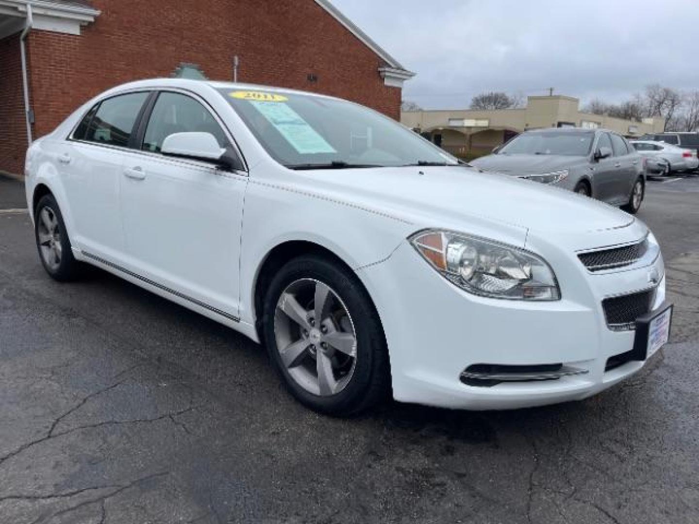 2011 Summit White Chevrolet Malibu 1LT (1G1ZC5E14BF) with an 2.4L L4 DOHC 16V engine, 6-Speed Automatic transmission, located at 4508 South Dixie Dr, Moraine, OH, 45439, (937) 908-9800, 39.690136, -84.216438 - Photo#0