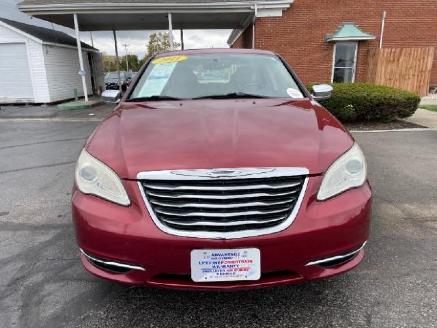 2011 Deep Cherry Red Crystal Pearl Chrysler 200 Limited (1C3BC2FG4BN) with an 3.6L V6 DOHC 24V FFV engine, 6-Speed Automatic transmission, located at 1230 East Main St, Xenia, OH, 45385, (937) 908-9800, 39.687321, -83.910294 - Photo#1