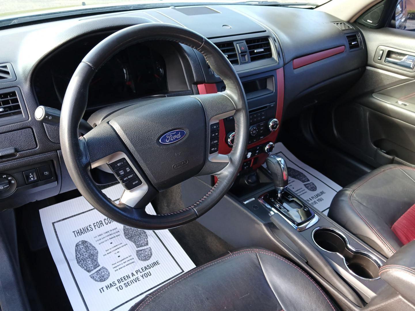 2011 Tuxedo Black Metallic Ford Fusion V6 Sport FWD (3FAHP0KC4BR) with an 3.5L V6 DOHC 24V engine, located at 4508 South Dixie Dr, Moraine, OH, 45439, (937) 908-9800, 39.690136, -84.216438 - Photo#8