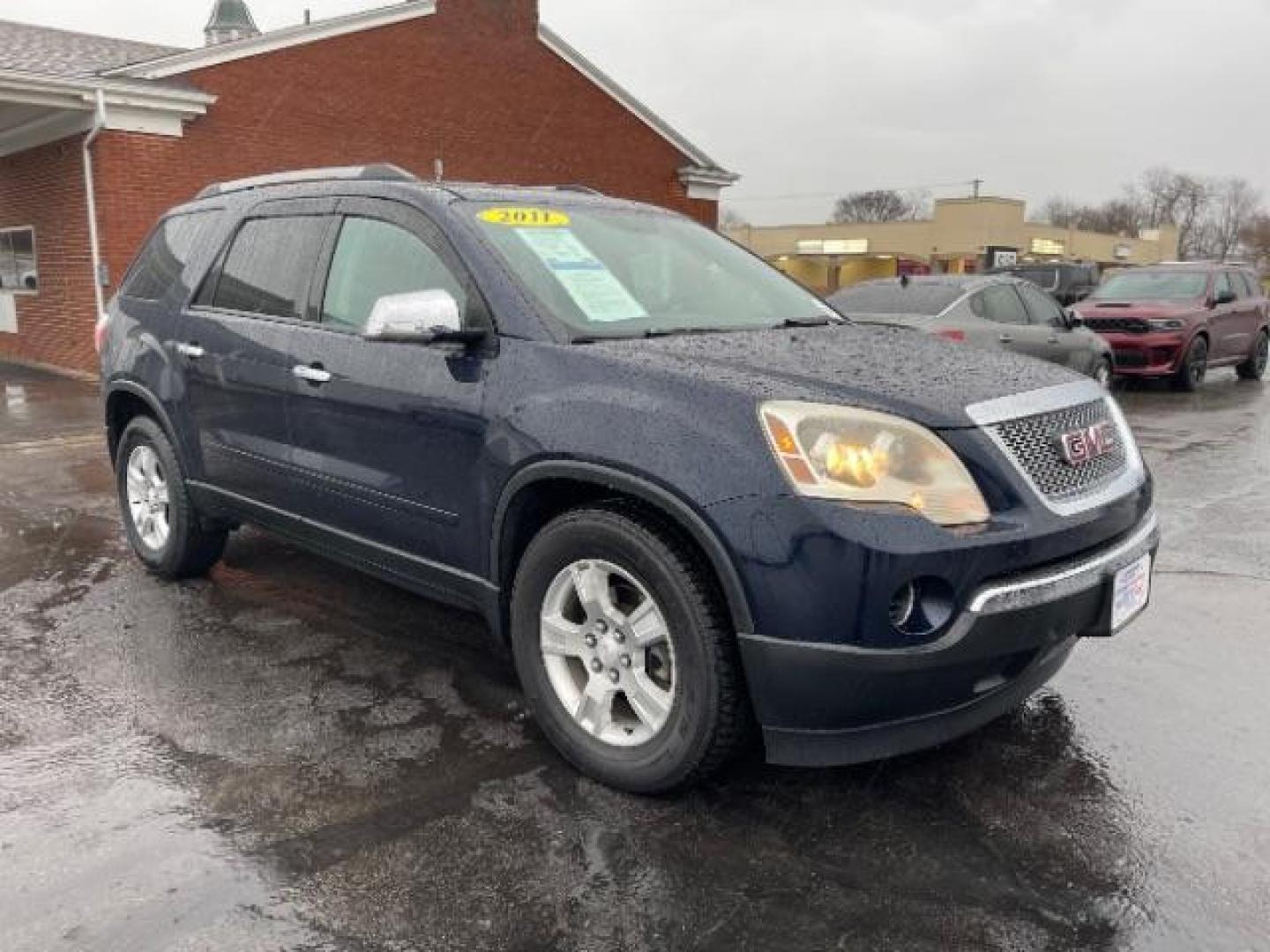 2011 Dark Blue Metallic GMC Acadia SLE-1 AWD (1GKKVNED3BJ) with an 3.6L V6 DOHC 24V engine, 6-Speed Automatic transmission, located at 4508 South Dixie Dr, Moraine, OH, 45439, (937) 908-9800, 39.690136, -84.216438 - Photo#0