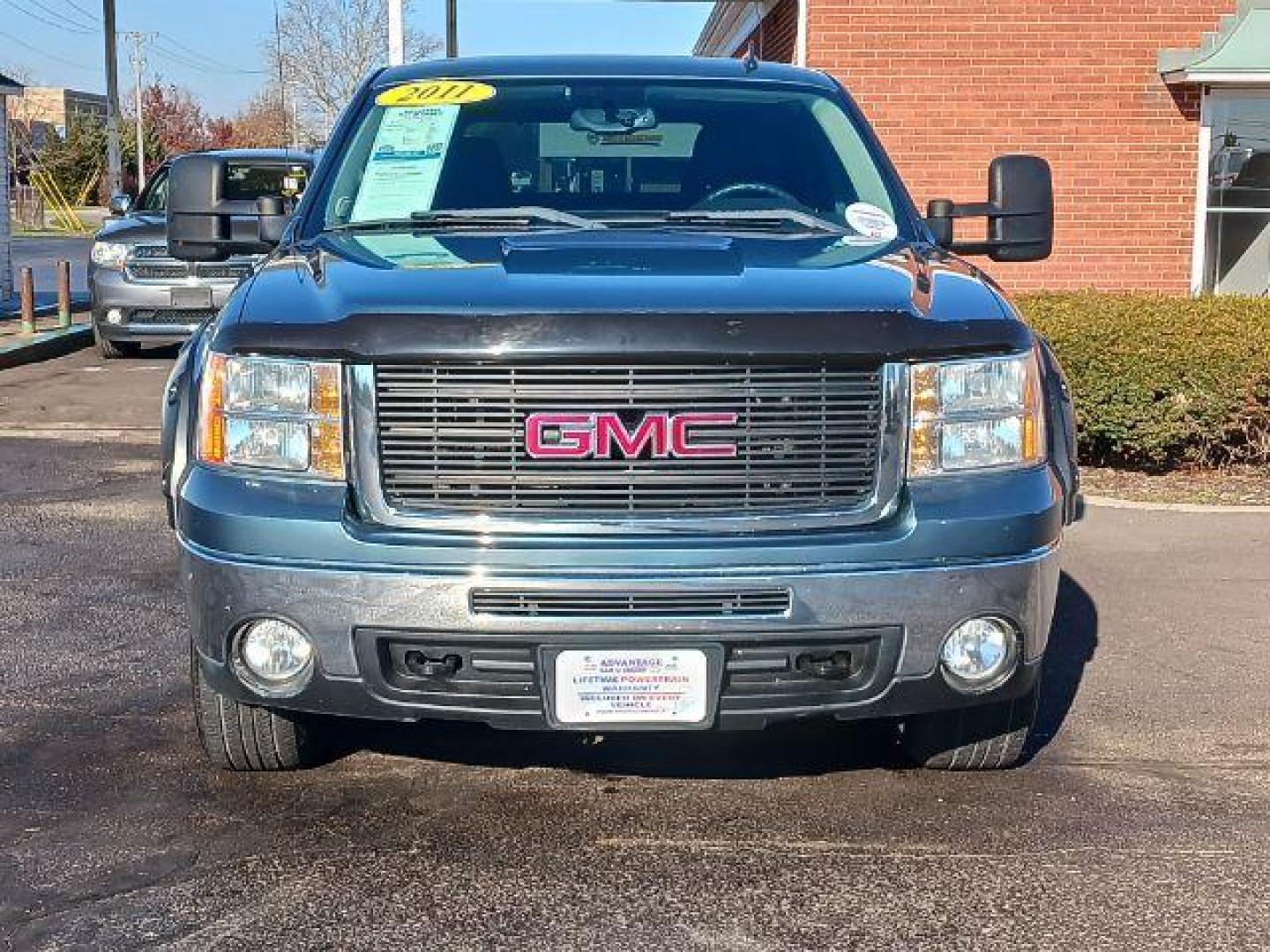 2011 Midnight Blue Metallic GMC Sierra 1500 SLE Ext. Cab 4WD (1GTR2VE32BZ) with an 5.3L V8 OHV 16V FFV engine, 6-Speed Automatic transmission, located at 1951 S Dayton Lakeview Rd., New Carlisle, OH, 45344, (937) 908-9800, 39.890999, -84.050255 - Photo#1