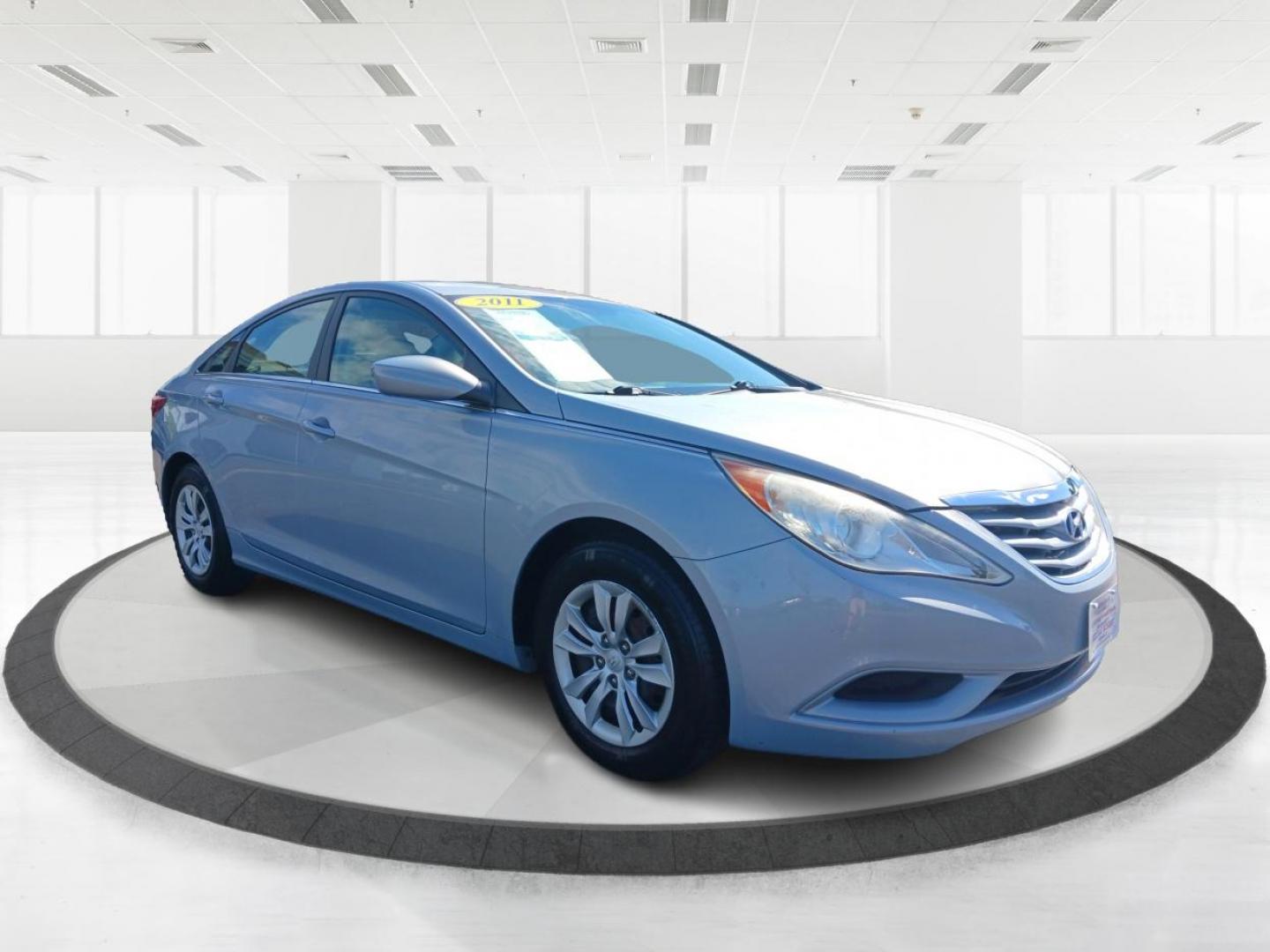 2011 Pacific Blue Pearl Hyundai Sonata GLS Auto (5NPEB4AC9BH) with an 2.4L L4 DOHC 16V engine, 6-Speed Automatic transmission, located at 880 E. National Road, Vandalia, OH, 45377, (937) 908-9800, 39.892189, -84.181015 - Photo#0