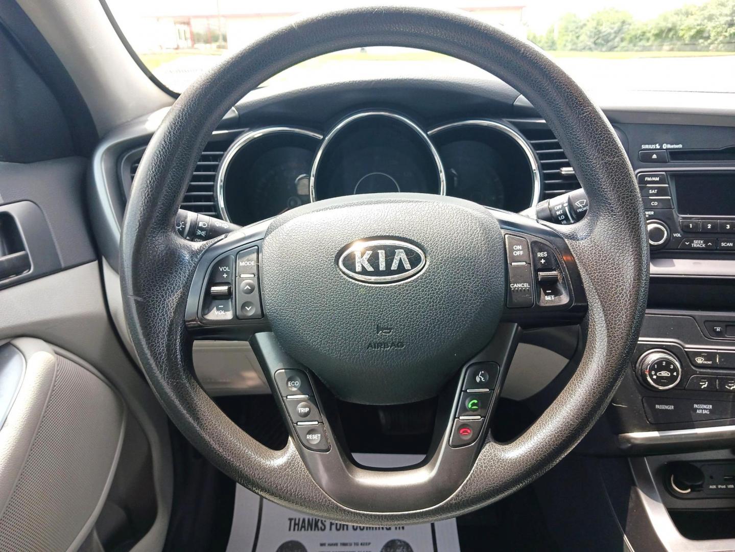 2011 Satin Metal Kia Optima LX AT (KNAGM4A7XB5) with an 2.4L L4 DOHC 16V engine, 6-Speed Automatic transmission, located at 1184 Kauffman Ave, Fairborn, OH, 45324, (937) 908-9800, 39.807365, -84.029114 - Photo#15