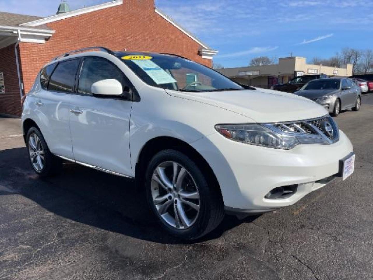 2011 Glacier Pearl Nissan Murano LE AWD (JN8AZ1MW8BW) with an 3.5L V6 DOHC 24V engine, Continuously Variable Transmission transmission, located at 401 Woodman Dr, Riverside, OH, 45431, (937) 908-9800, 39.763779, -84.122063 - Photo#0