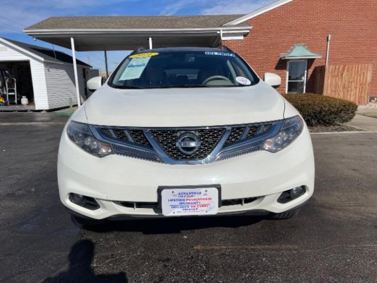 2011 Glacier Pearl Nissan Murano LE AWD (JN8AZ1MW8BW) with an 3.5L V6 DOHC 24V engine, Continuously Variable Transmission transmission, located at 401 Woodman Dr, Riverside, OH, 45431, (937) 908-9800, 39.763779, -84.122063 - Photo#2