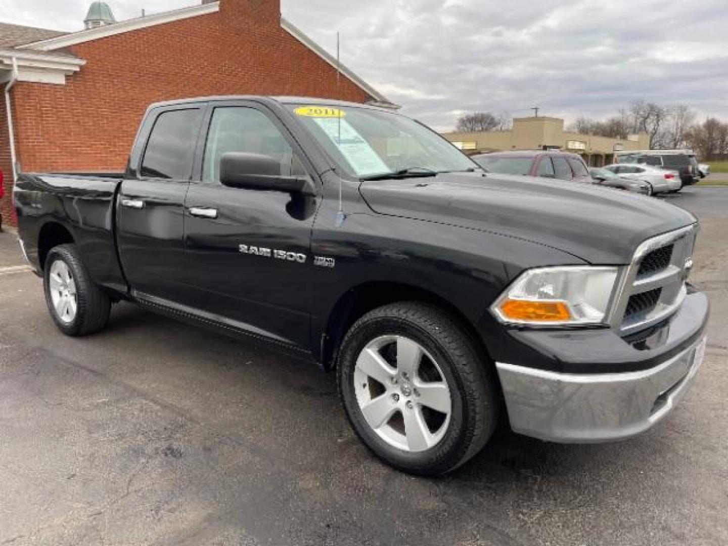 2011 Brilliant Black Crystal Pearl RAM 1500 ST Quad Cab 4WD (1D7RV1GT0BS) with an 5.7L V8 OHV 16V engine, 5-Speed Automatic transmission, located at 1230 East Main St, Xenia, OH, 45385, (937) 908-9800, 39.687321, -83.910294 - Photo#0