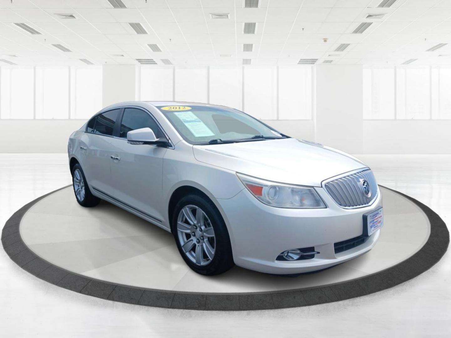 2012 Summit White Buick LaCrosse Premium Package 1, w/Leather (1G4GD5E36CF) with an 3.6L V6 DOHC 24V FFV engine, 6-Speed Automatic transmission, located at 1951 S Dayton Lakeview Rd., New Carlisle, OH, 45344, (937) 908-9800, 39.890999, -84.050255 - Photo#0