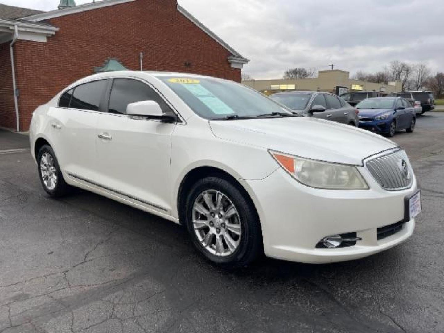 2012 Summit White Buick LaCrosse Leather Package (1G4GC5ER0CF) with an 2.4L L4 DOHC 16V engine, 6-Speed Automatic transmission, located at 1230 East Main St, Xenia, OH, 45385, (937) 908-9800, 39.687321, -83.910294 - Photo#0