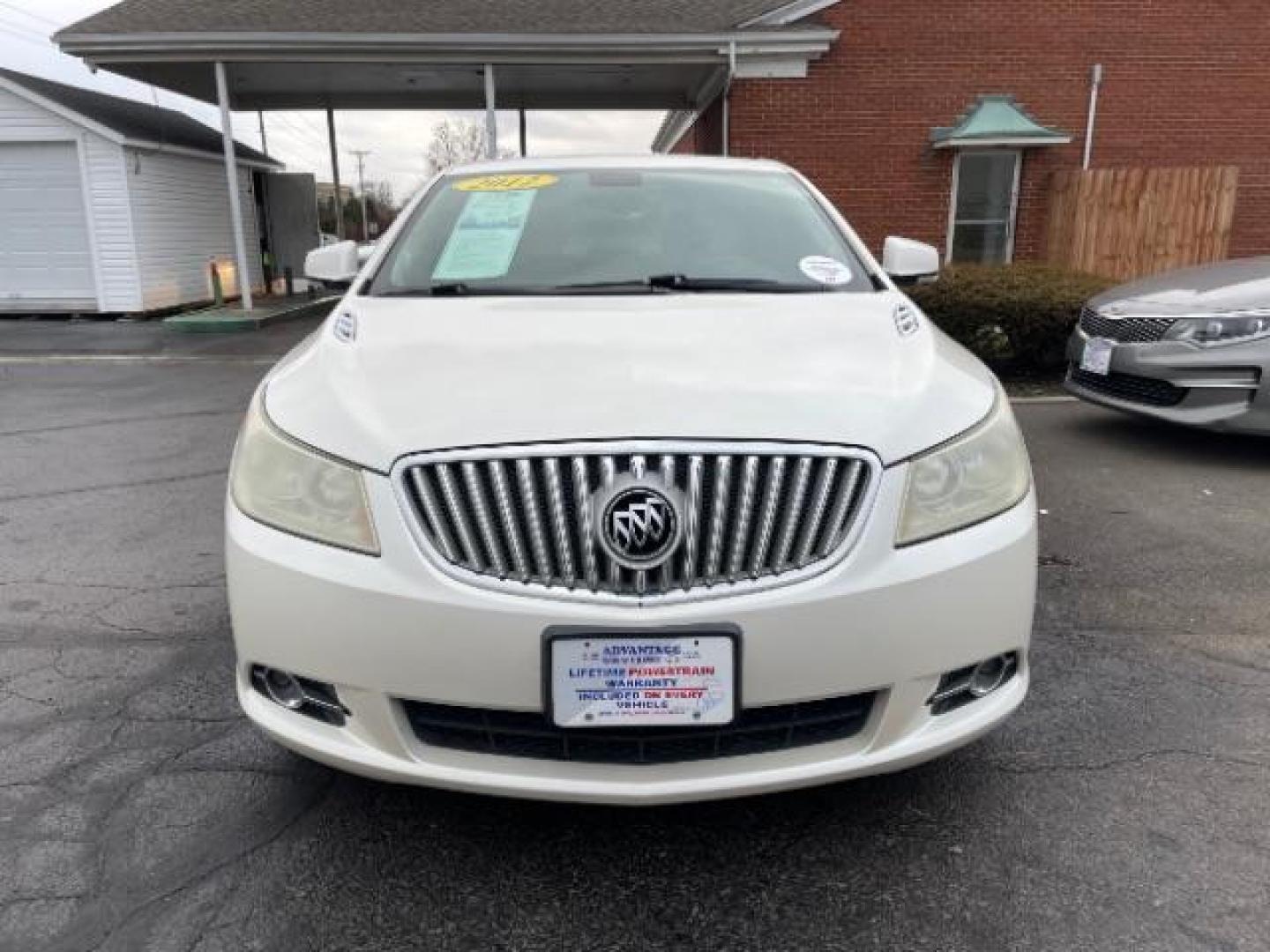 2012 Summit White Buick LaCrosse Leather Package (1G4GC5ER0CF) with an 2.4L L4 DOHC 16V engine, 6-Speed Automatic transmission, located at 1230 East Main St, Xenia, OH, 45385, (937) 908-9800, 39.687321, -83.910294 - Photo#2