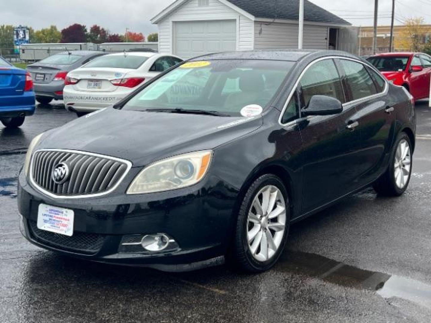 2012 Black Onyx Buick Verano Base (1G4PP5SK2C4) with an 2.4L L4 DOHC 16V FFV engine, 6-Speed Automatic transmission, located at 880 E. National Road, Vandalia, OH, 45377, (937) 908-9800, 39.892189, -84.181015 - Photo#2