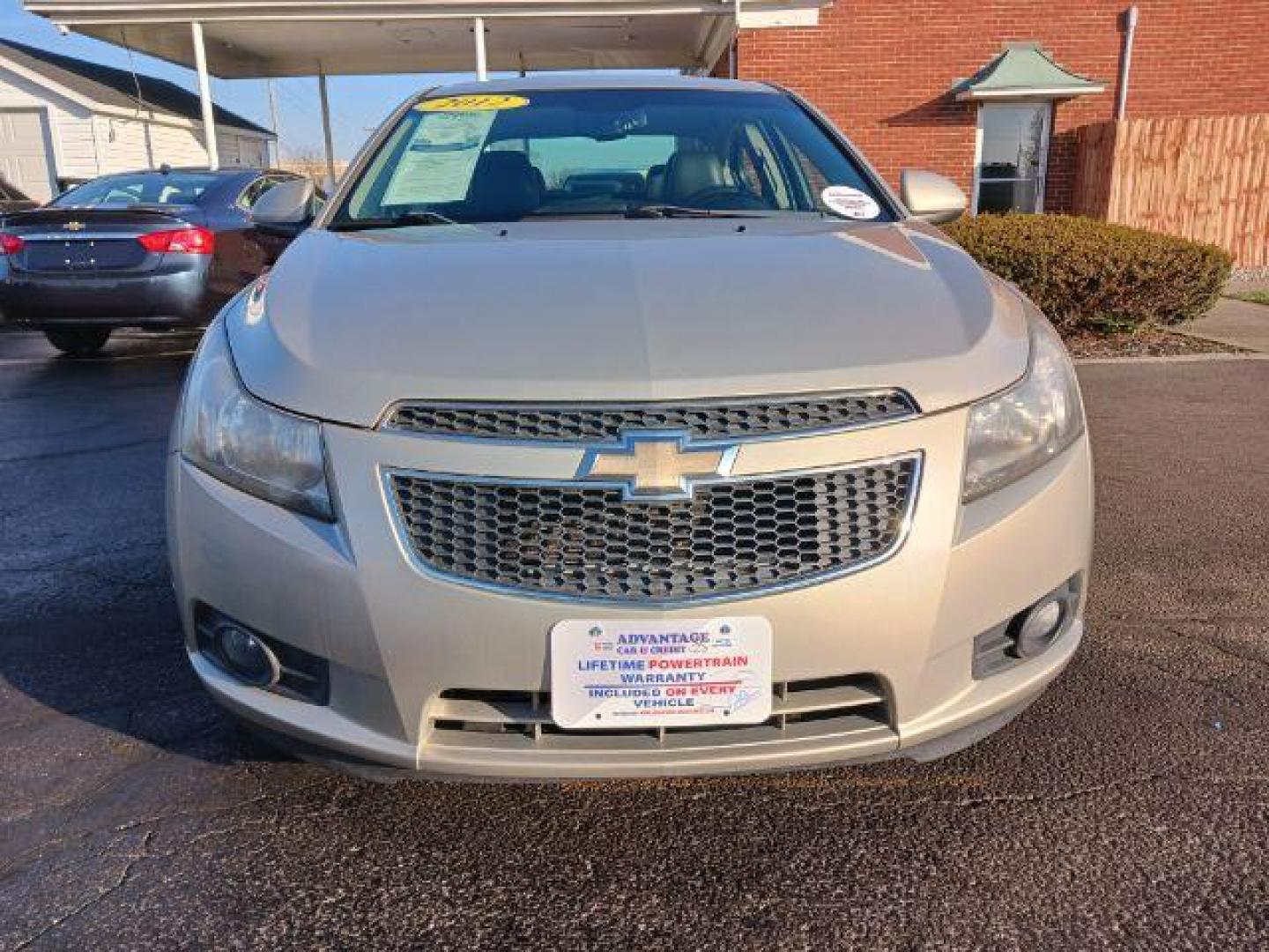 2012 Gold Mist Metallic Chevrolet Cruze LTZ (1G1PH5SC3C7) with an 1.4L L4 DOHC 16V TURBO engine, 6-Speed Automatic transmission, located at 880 E. National Road, Vandalia, OH, 45377, (937) 908-9800, 39.892189, -84.181015 - Photo#1