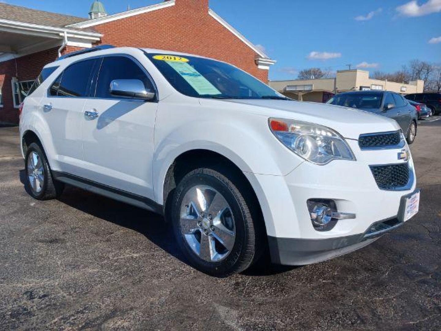 2012 Summit White Chevrolet Equinox LTZ 2WD (2GNALFEK9C6) with an 2.4L L4 DOHC 16V engine, 6-Speed Automatic transmission, located at 401 Woodman Dr, Riverside, OH, 45431, (937) 908-9800, 39.763779, -84.122063 - Photo#0