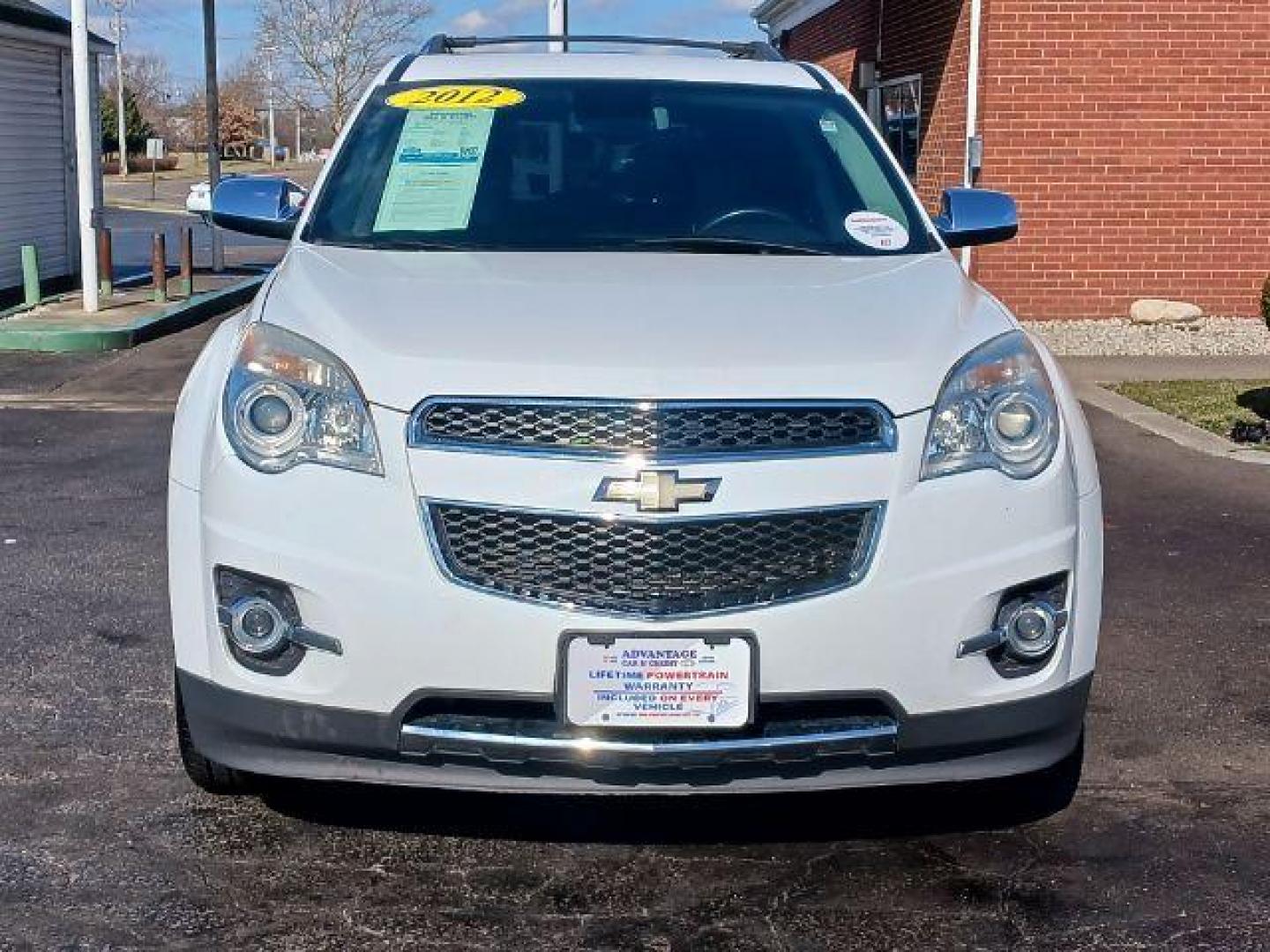 2012 Summit White Chevrolet Equinox LTZ 2WD (2GNALFEK9C6) with an 2.4L L4 DOHC 16V engine, 6-Speed Automatic transmission, located at 401 Woodman Dr, Riverside, OH, 45431, (937) 908-9800, 39.763779, -84.122063 - Photo#1