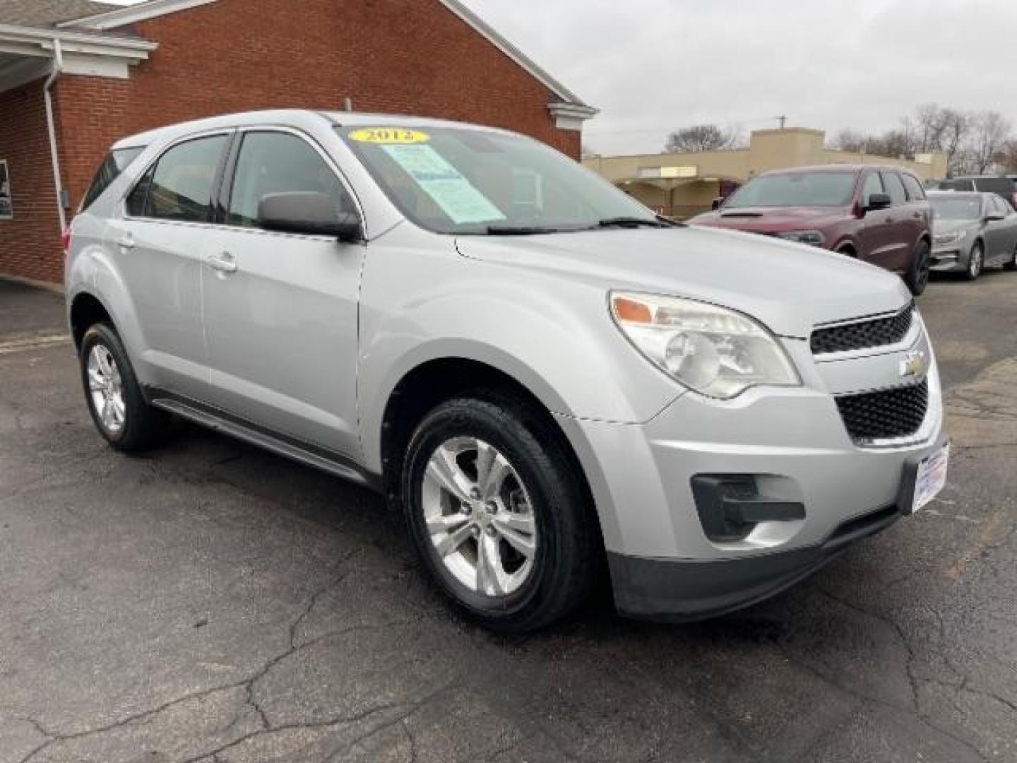 2012 Silver Ice Metallic Chevrolet Equinox LS 2WD (2GNALBEK4C1) with an 2.4L L4 DOHC 16V engine, 6-Speed Automatic transmission, located at 1230 East Main St, Xenia, OH, 45385, (937) 908-9800, 39.687321, -83.910294 - Photo#0