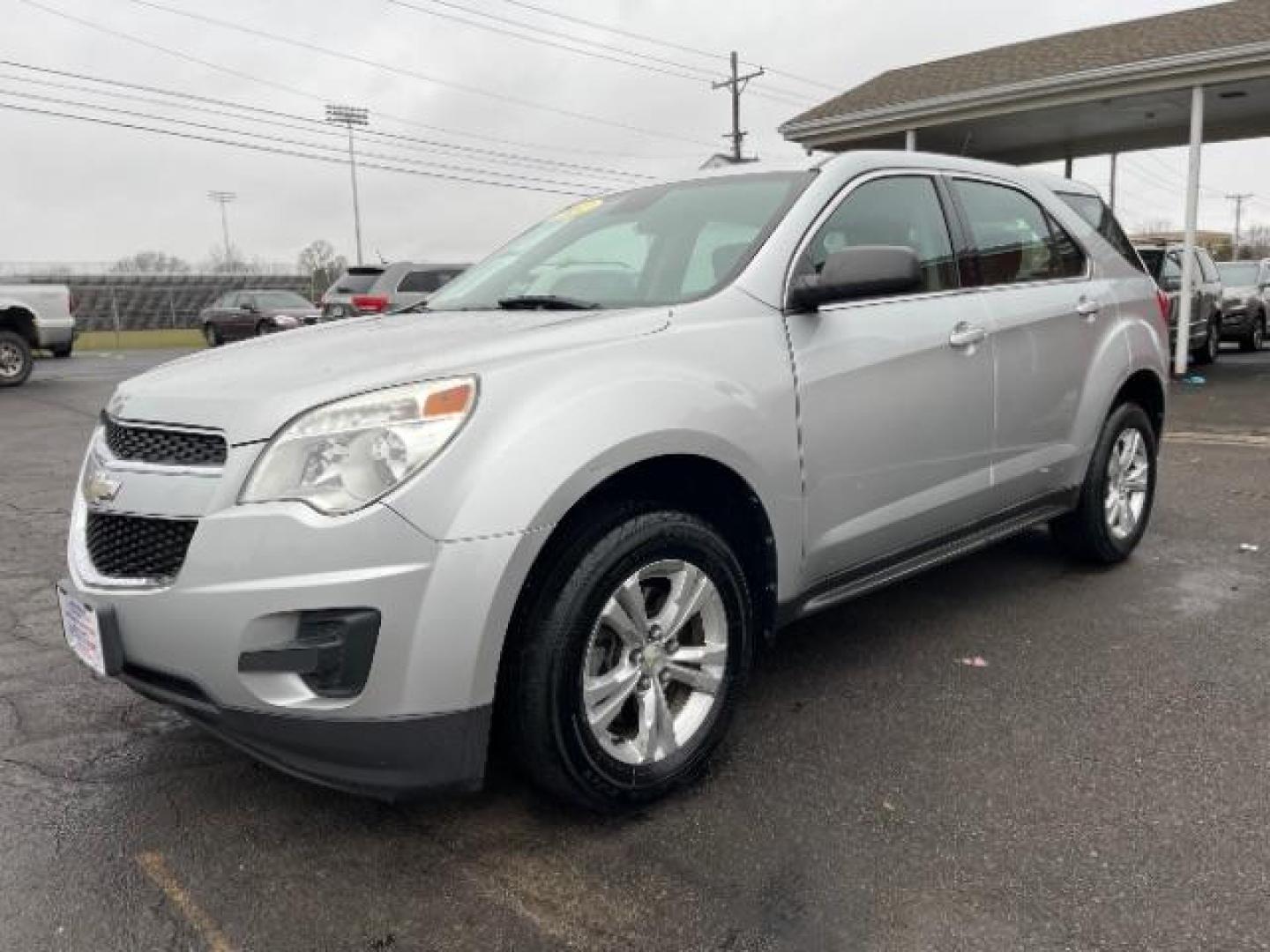 2012 Silver Ice Metallic Chevrolet Equinox LS 2WD (2GNALBEK4C1) with an 2.4L L4 DOHC 16V engine, 6-Speed Automatic transmission, located at 1230 East Main St, Xenia, OH, 45385, (937) 908-9800, 39.687321, -83.910294 - Photo#1