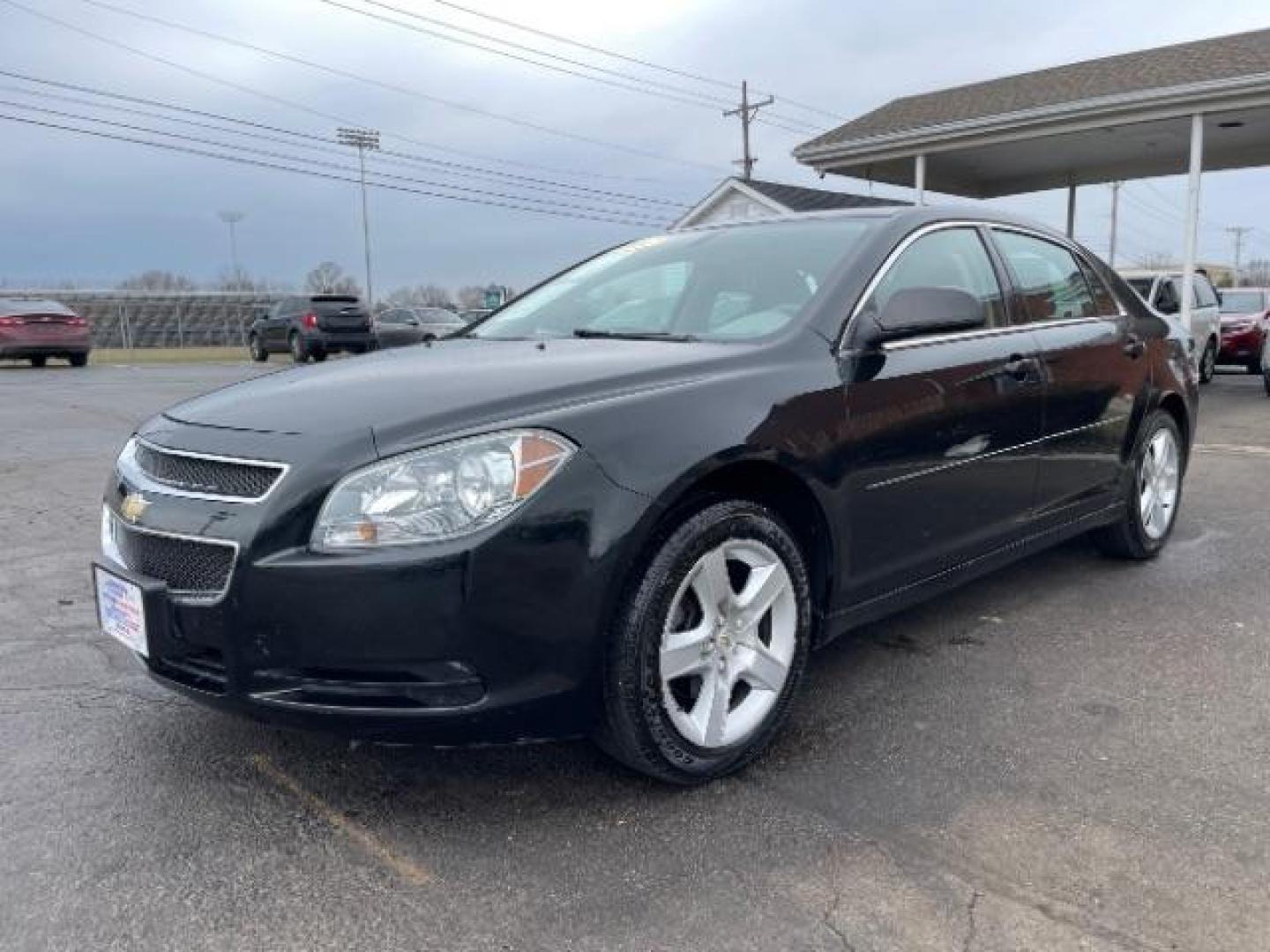 2012 Black Chevrolet Malibu Fleet (1G1ZA5EU1CF) with an 2.4L L4 DOHC 16V FFV engine, 6-Speed Automatic transmission, located at 401 Woodman Dr, Riverside, OH, 45431, (937) 908-9800, 39.763779, -84.122063 - Photo#1