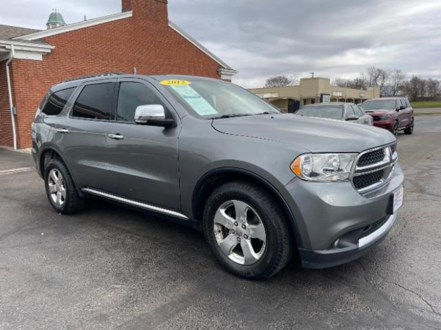 2012 Mineral Gray Metallic Dodge Durango Crew AWD (1C4RDJDG7CC) with an 3.6L V6 DOHC 24V engine, 5-Speed Automatic transmission, located at 1951 S Dayton Lakeview Rd., New Carlisle, OH, 45344, (937) 908-9800, 39.890999, -84.050255 - Photo#0