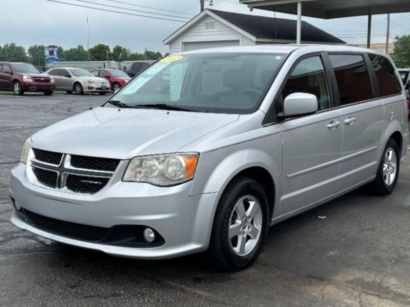 2012 Bright Silver Metallic Dodge Grand Caravan Crew (2C4RDGDGXCR) with an 3.6L V6 DOHC 24V engine, 6-Speed Automatic transmission, located at 880 E. National Road, Vandalia, OH, 45377, (937) 908-9800, 39.892189, -84.181015 - Photo#2