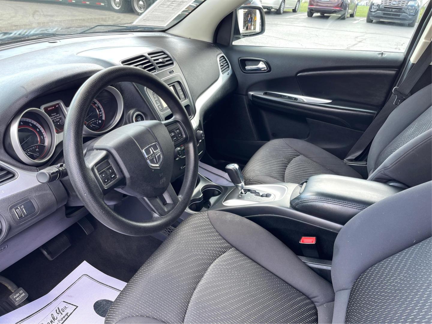 2012 White Dodge Journey (3C4PDCBB6CT) with an 2.4L L6 DOHC 16V engine, 6-Speed Automatic transmission, located at 1230 East Main St, Xenia, OH, 45385, (937) 908-9800, 39.687321, -83.910294 - Photo#8