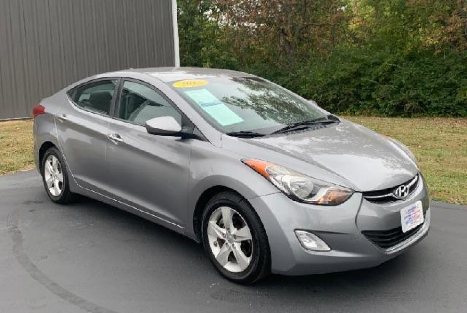 2012 Harbor Gray Metallic Hyundai Elantra GLS A/T (KMHDH4AE3CU) with an 1.8L L4 DOHC 16V engine, 6-Speed Automatic transmission, located at 1184 Kauffman Ave, Fairborn, OH, 45324, (937) 908-9800, 39.807365, -84.029114 - Photo#0