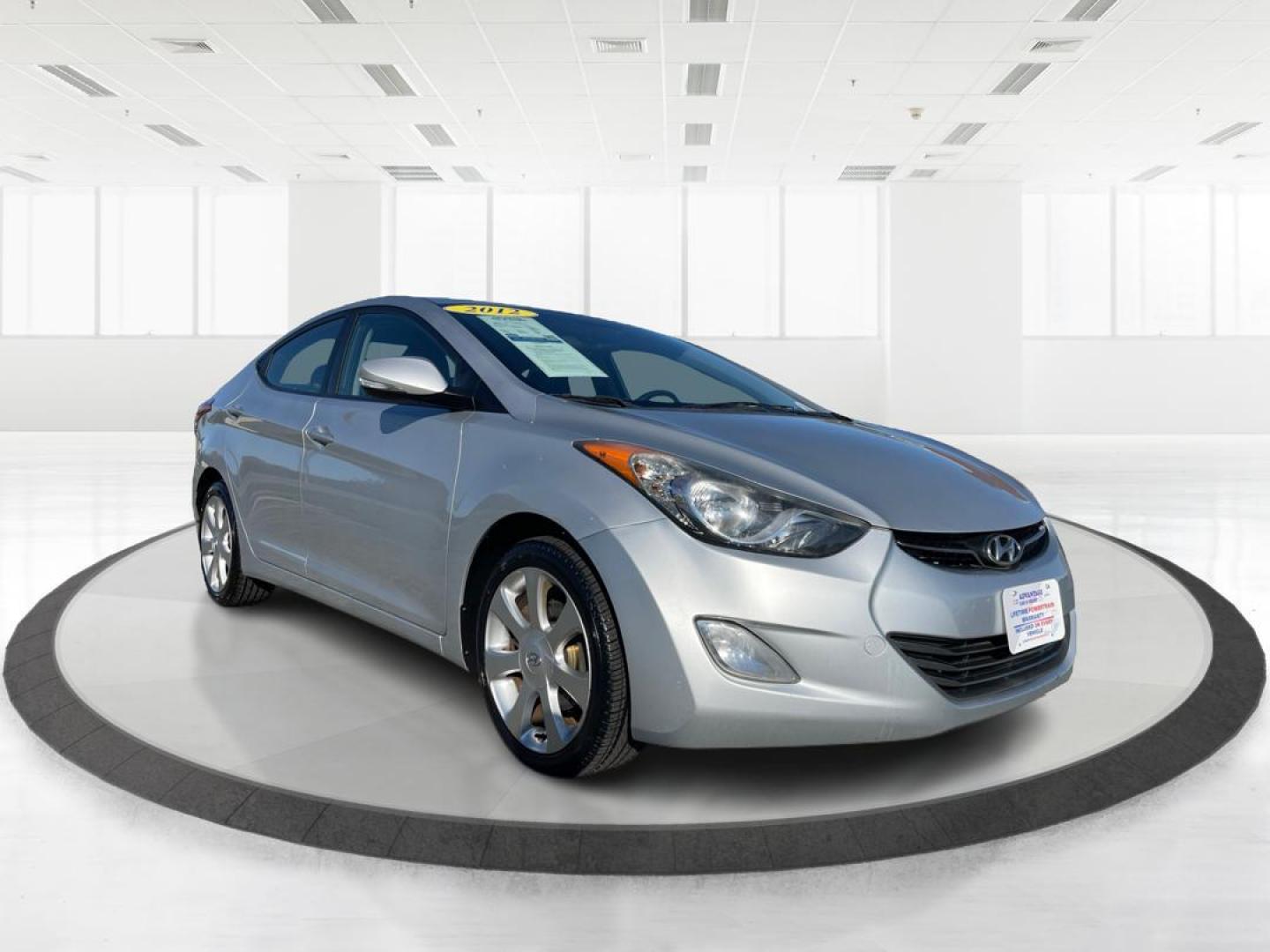 2012 Radiant Silver Metallic Hyundai Elantra Limited (5NPDH4AEXCH) with an 1.8L L4 DOHC 16V engine, 6-Speed Automatic transmission, located at 401 Woodman Dr, Riverside, OH, 45431, (937) 908-9800, 39.763779, -84.122063 - Photo#0