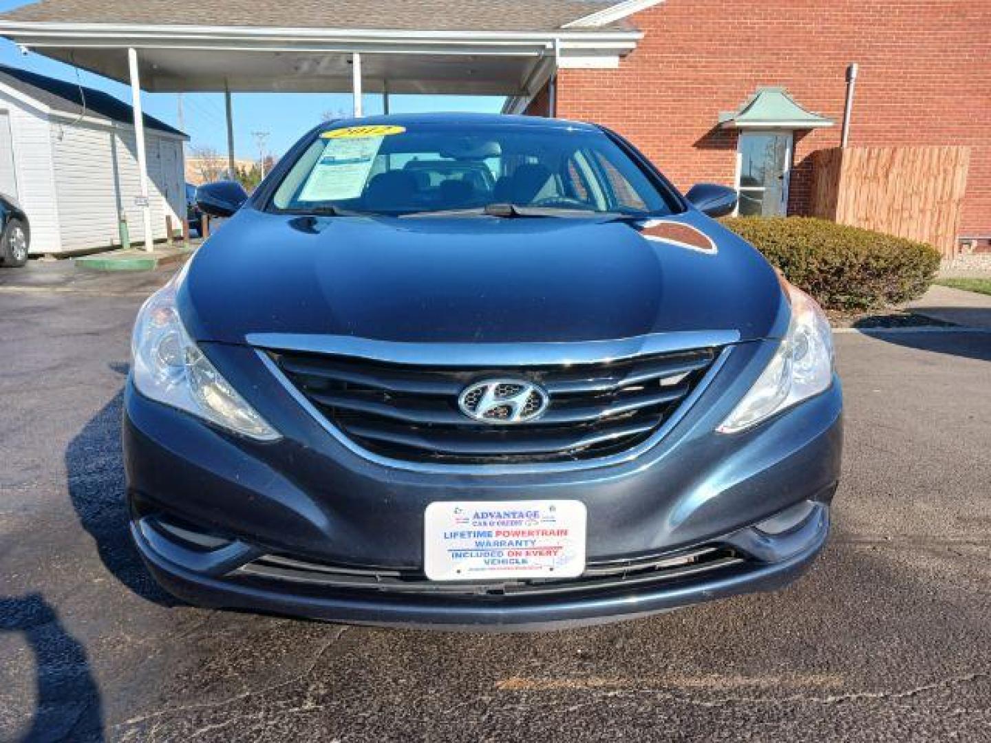 2012 Pacific Blue Pearl Hyundai Sonata GLS Auto (5NPEB4AC9CH) with an 2.4L L4 DOHC 16V engine, 6-Speed Automatic transmission, located at 1951 S Dayton Lakeview Rd., New Carlisle, OH, 45344, (937) 908-9800, 39.890999, -84.050255 - Photo#1