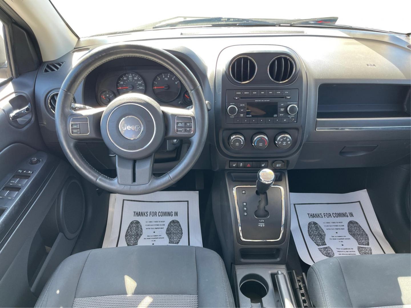 2012 Bright Silver Metallic Jeep Compass Latitude FWD (1C4NJCEB1CD) with an 2.4L L4 DOHC 16V engine, Continuously Variable Transmission transmission, located at 880 E. National Road, Vandalia, OH, 45377, (937) 908-9800, 39.892189, -84.181015 - Photo#18