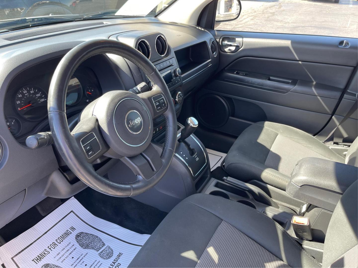 2012 Bright Silver Metallic Jeep Compass Latitude FWD (1C4NJCEB1CD) with an 2.4L L4 DOHC 16V engine, Continuously Variable Transmission transmission, located at 880 E. National Road, Vandalia, OH, 45377, (937) 908-9800, 39.892189, -84.181015 - Photo#8