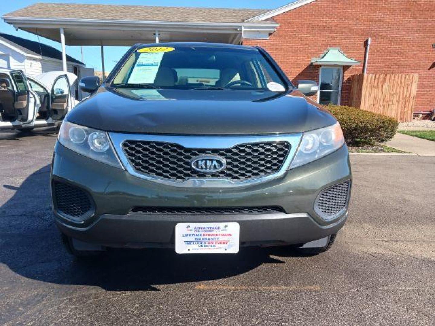 2012 Baltic Blue Kia Sorento LX 2WD (5XYKT3A15CG) with an 2.4L L4 DOHC 16V engine, 6-Speed Automatic transmission, located at 4508 South Dixie Dr, Moraine, OH, 45439, (937) 908-9800, 39.690136, -84.216438 - Photo#1