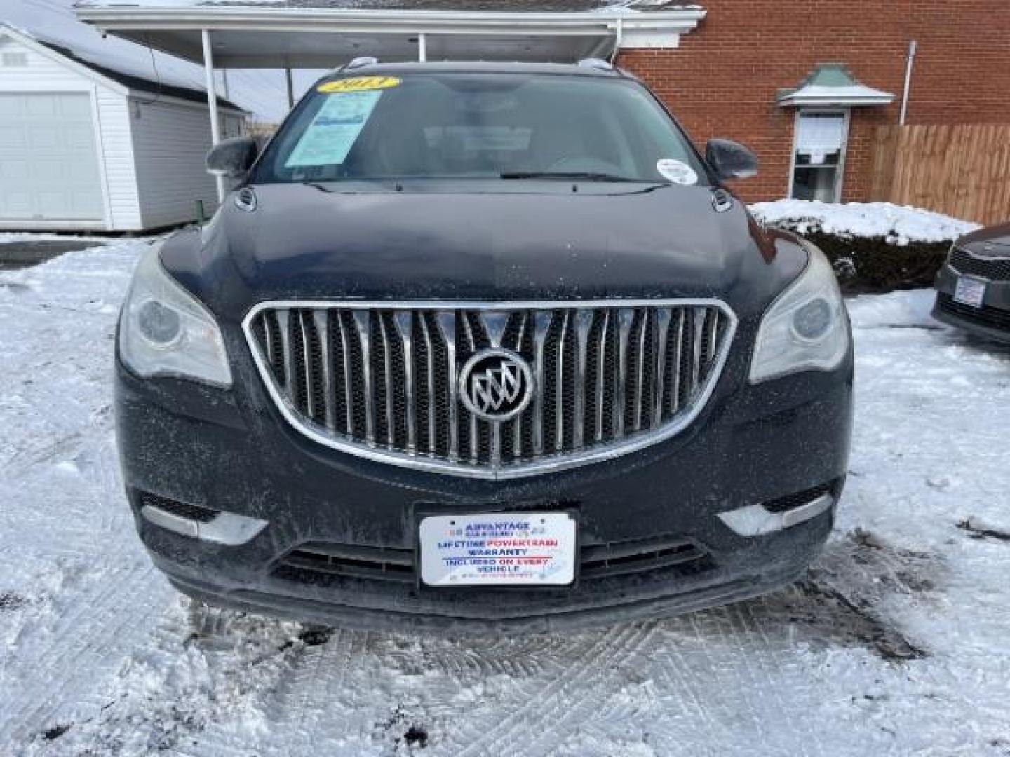 2013 Carbon Black Metallic Buick Enclave Convenience FWD (5GAKRBKD0DJ) with an 3.6L V6 DOHC 24V engine, 6-Speed Automatic Overdrive transmission, located at 1951 S Dayton Lakeview Rd., New Carlisle, OH, 45344, (937) 908-9800, 39.890999, -84.050255 - Photo#2