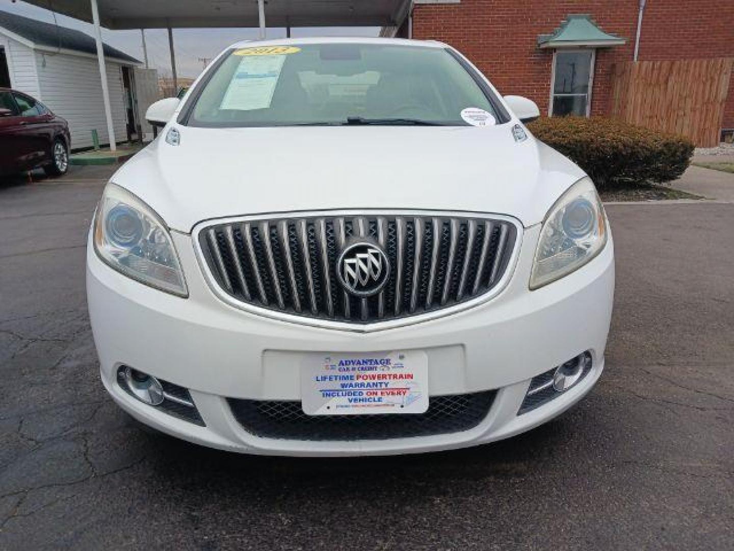 2013 Summit White Buick Verano Base (1G4PP5SKXD4) with an 2.4L L4 DOHC 16V FFV engine, 6-Speed Automatic transmission, located at 880 E. National Road, Vandalia, OH, 45377, (937) 908-9800, 39.892189, -84.181015 - Photo#1