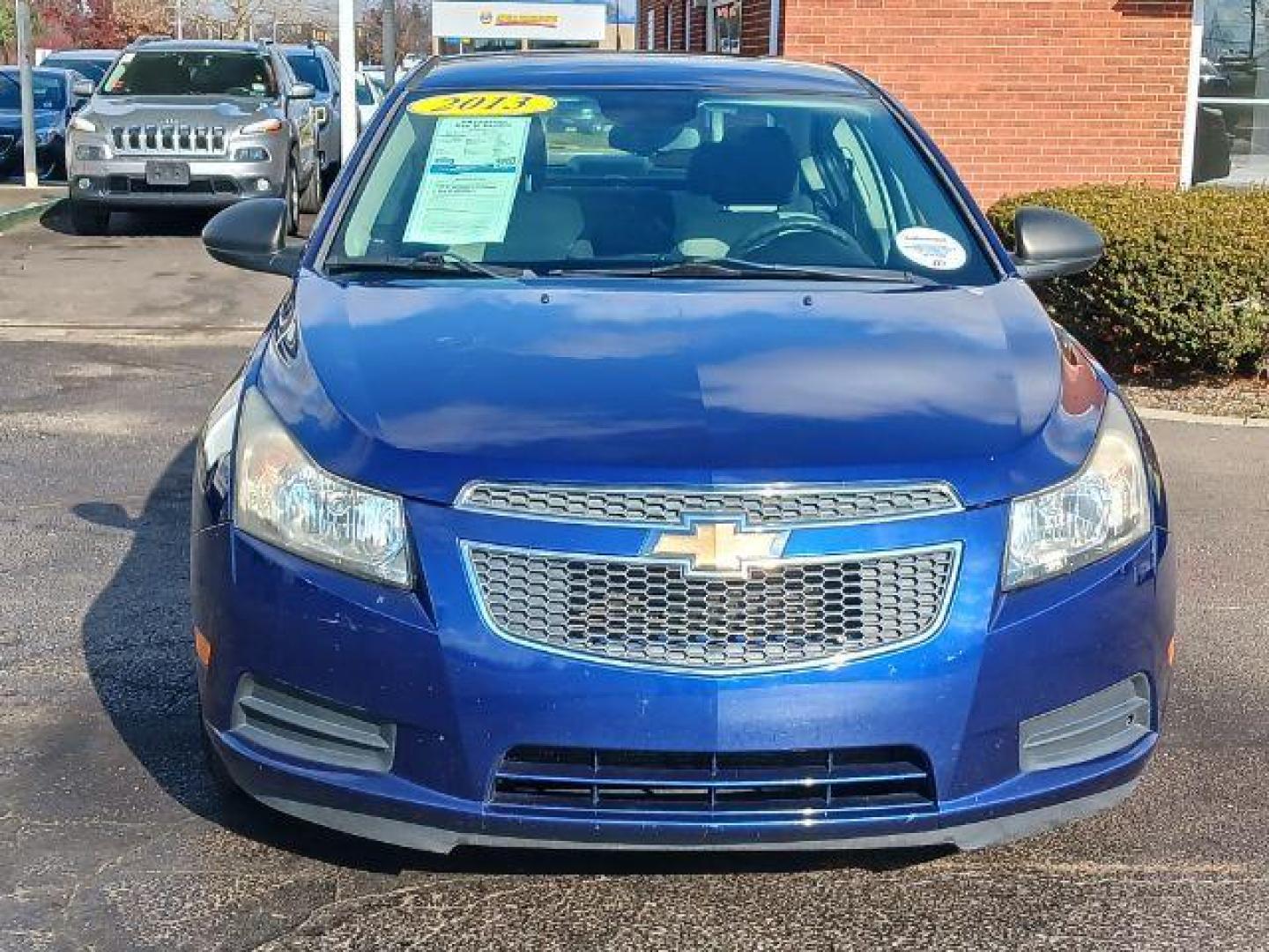 2013 Blue Chevrolet Cruze LS Auto (1G1PA5SH8D7) with an 1.8L L4 DOHC 16V FFV engine, 6-Speed Automatic transmission, located at 401 Woodman Dr, Riverside, OH, 45431, (937) 908-9800, 39.763779, -84.122063 - Photo#1