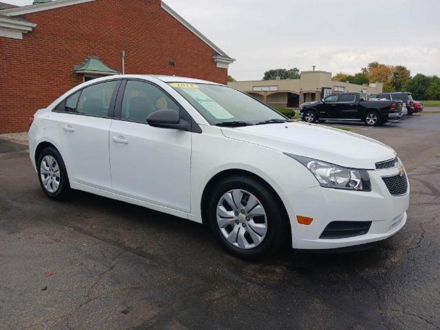 2013 Summit White Chevrolet Cruze LS Auto (1G1PA5SGXD7) with an 1.8L L4 DOHC 16V engine, 6-Speed Automatic transmission, located at 880 E. National Road, Vandalia, OH, 45377, (937) 908-9800, 39.892189, -84.181015 - Photo#0