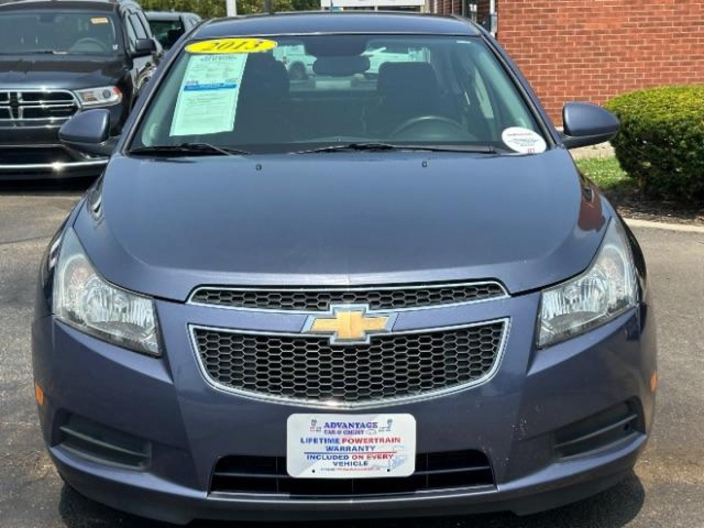 2013 Atlantis Blue Metallic Chevrolet Cruze 1LT Auto (1G1PC5SB3D7) with an 1.4L L4 DOHC 16V TURBO engine, 6-Speed Automatic transmission, located at 1230 East Main St, Xenia, OH, 45385, (937) 908-9800, 39.687321, -83.910294 - Photo#1