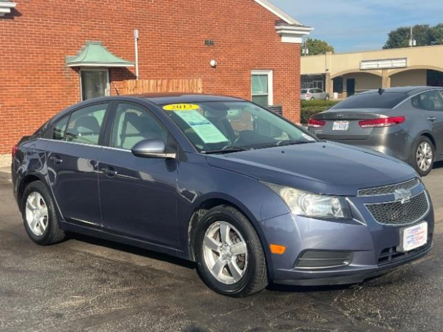 2013 Blue Topaz Metallic Chevrolet Cruze 1LT Auto (1G1PC5SB1D7) with an 1.4L L4 DOHC 16V TURBO engine, 6-Speed Automatic transmission, located at 1230 East Main St, Xenia, OH, 45385, (937) 908-9800, 39.687321, -83.910294 - Photo#0