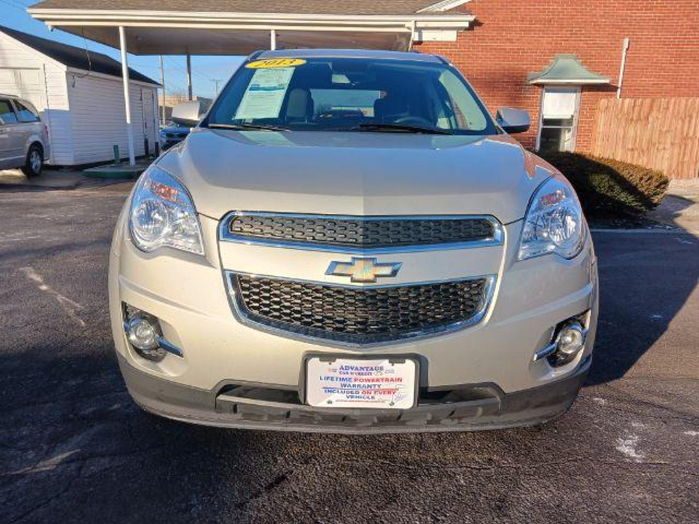 2013 Champagne Silver Metallic Chevrolet Equinox 1LT 2WD (2GNALDEK1D1) with an 2.4L L4 DOHC 16V engine, 6-Speed Automatic transmission, located at 401 Woodman Dr, Riverside, OH, 45431, (937) 908-9800, 39.763779, -84.122063 - Photo#1